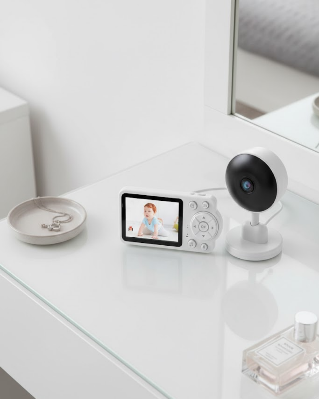 FHSS Teknolojili Güvenli Bebek Monitörü Net Görüntü