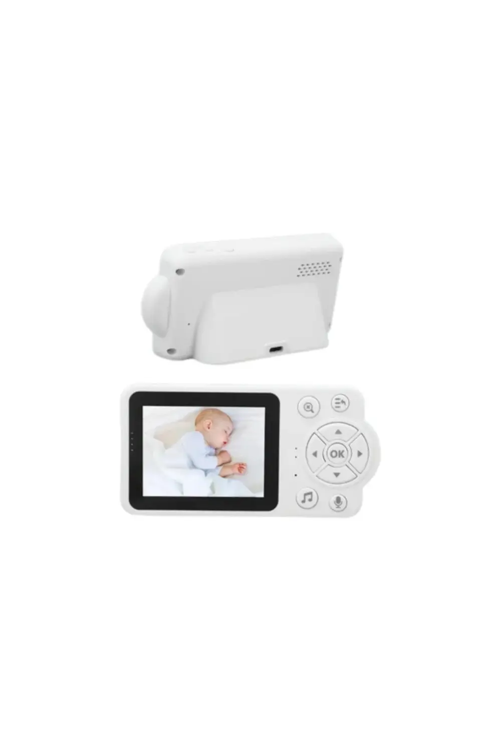 FHSS Teknolojili Güvenli Bebek Monitörü Net Görüntü