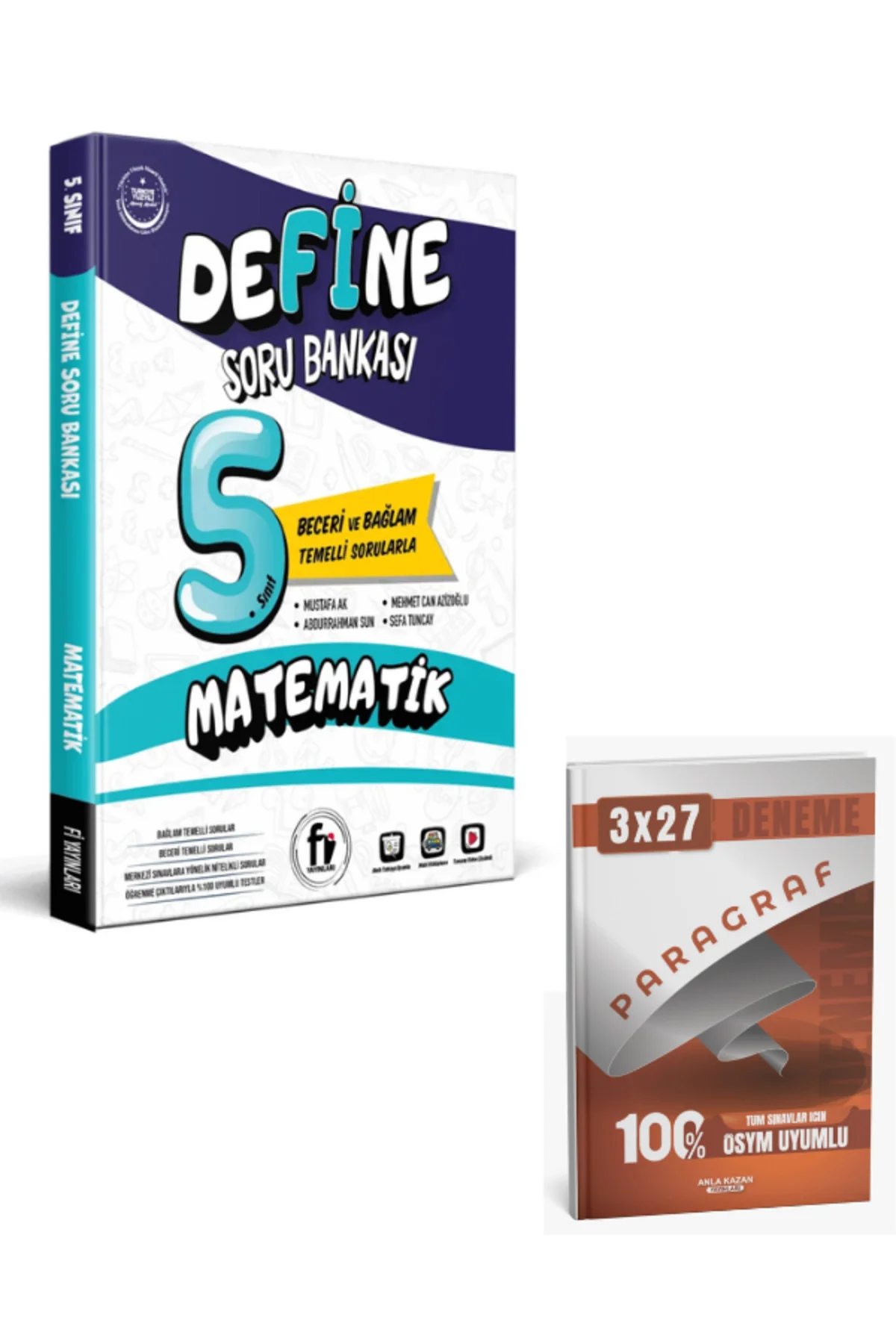 Fi 2027 5. Sınıf Define Matematik Soru Bankası+ Anla Kazan Paragraf