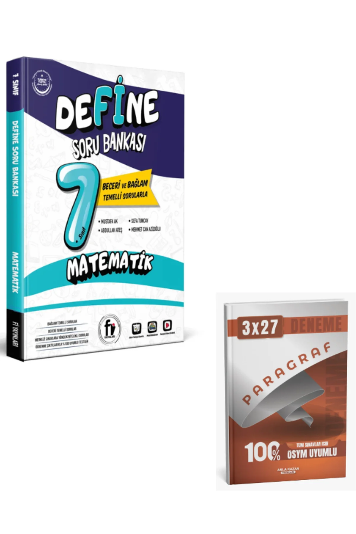 Fi 2027 7. Sınıf Define Matematik Soru Bankası+ Anla Kazan Paragraf