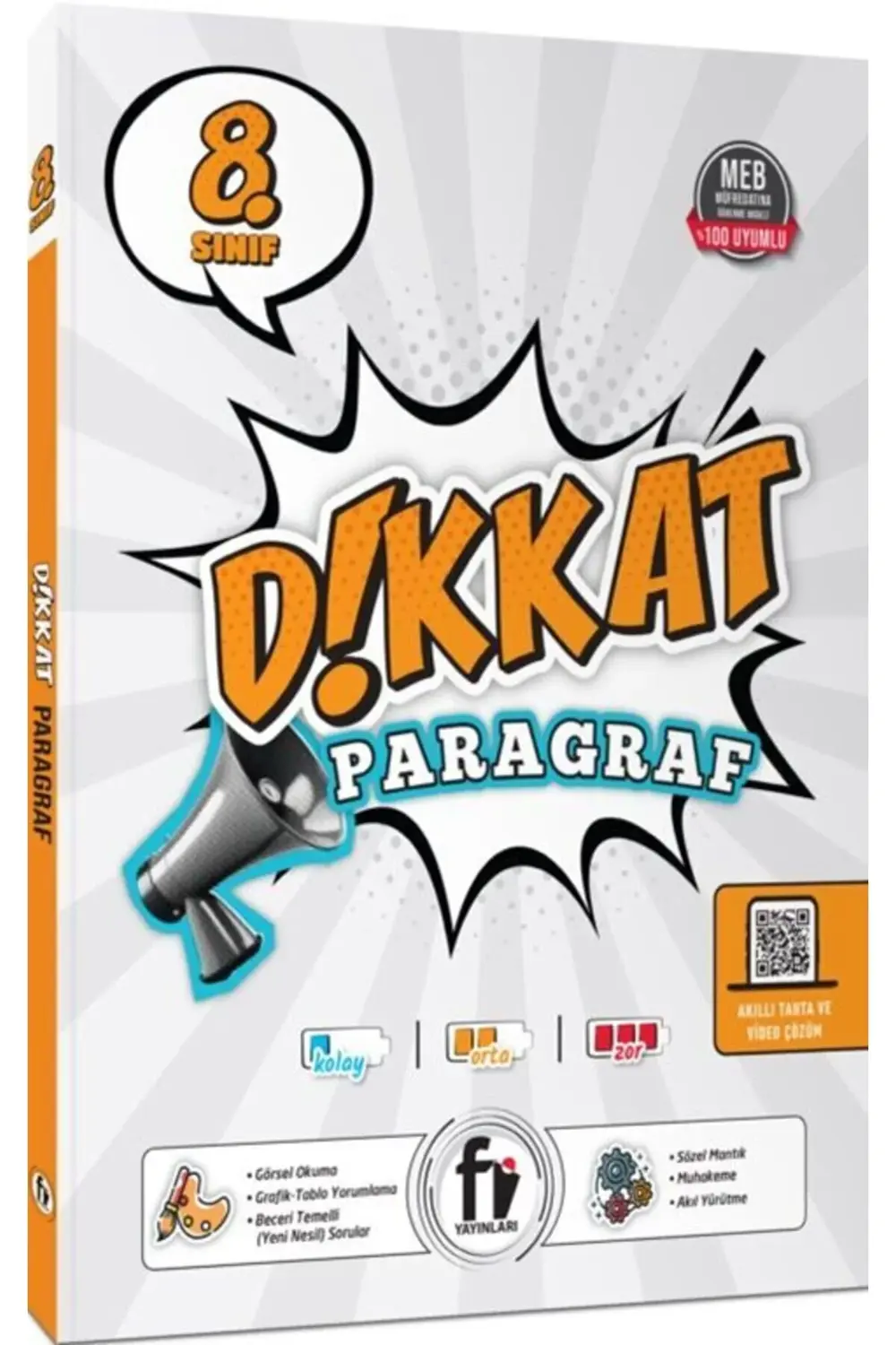 Fi Yayınları 8. Sınıf DİKKAT Paragraf Soru Bankası