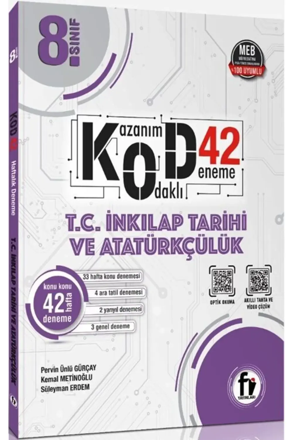 Fi Yayınları 8. Sınıf İnkılap Tarihi ve Atatürkçülük Kod 42 Denem