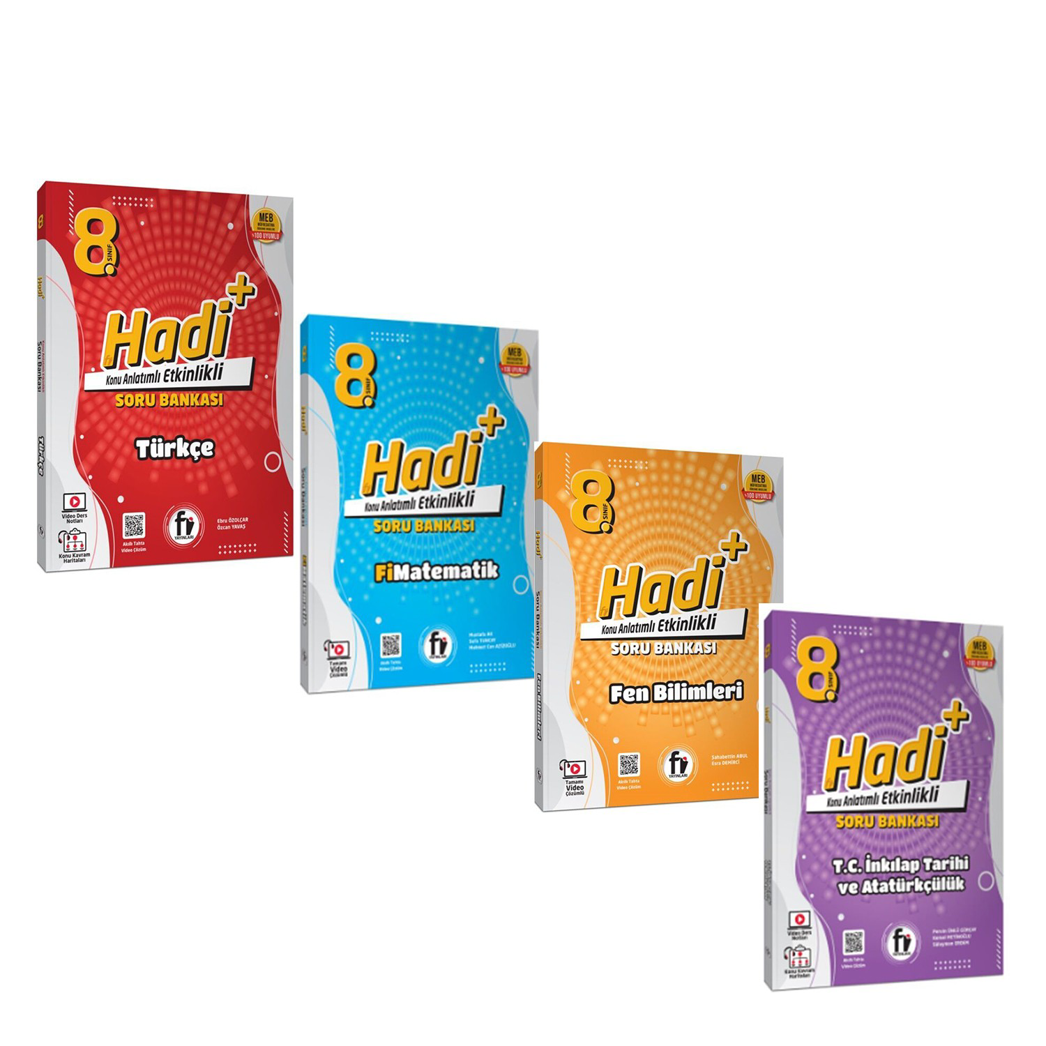 Fi Yayınları 8.Sınıf Türkçe Matematik Fen ve İnkılap Hadi Konu An