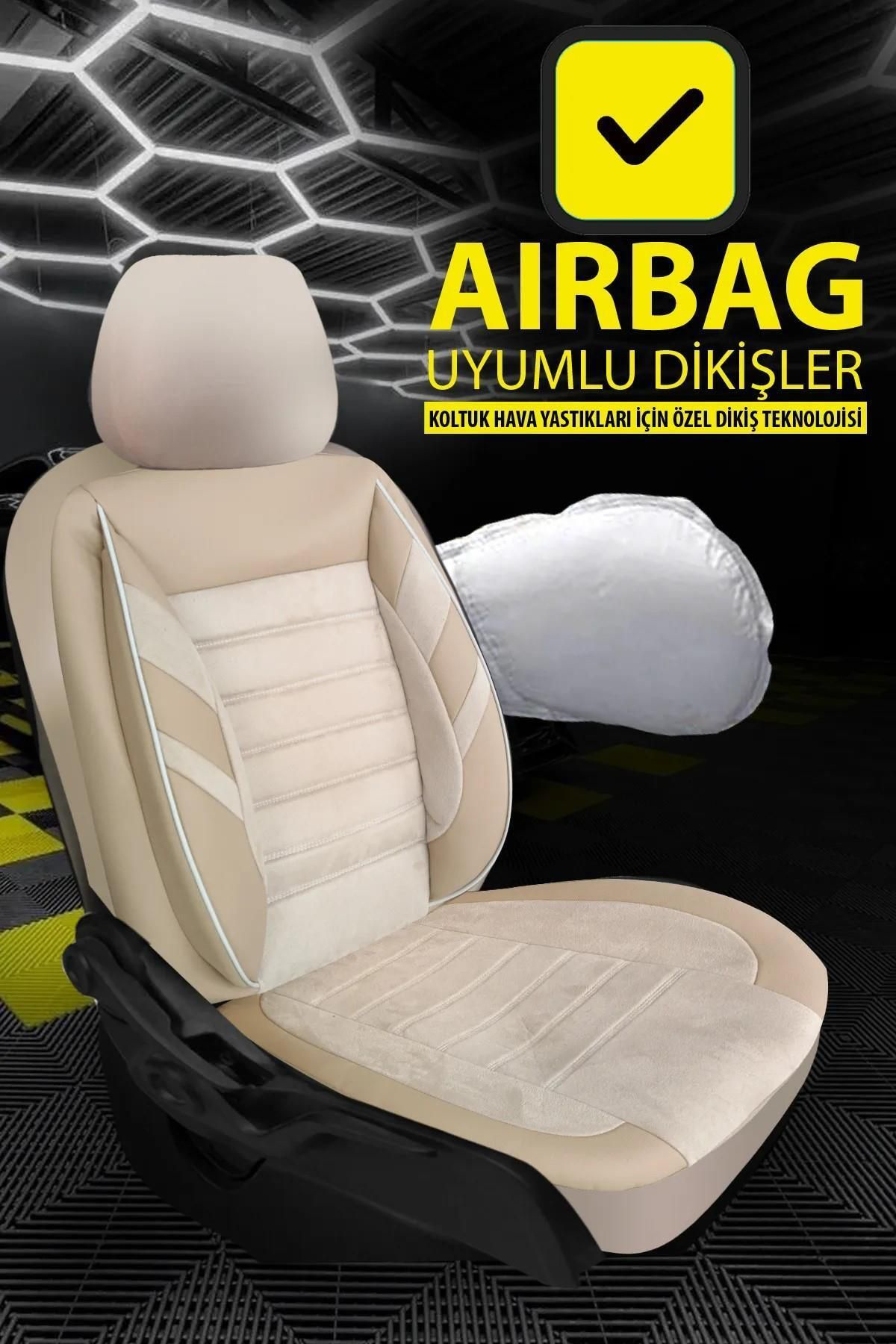 FIAT 500L  2012-Uyumlu Oto Koltuk Kılıfı Comfort Serisi - Ekstra 