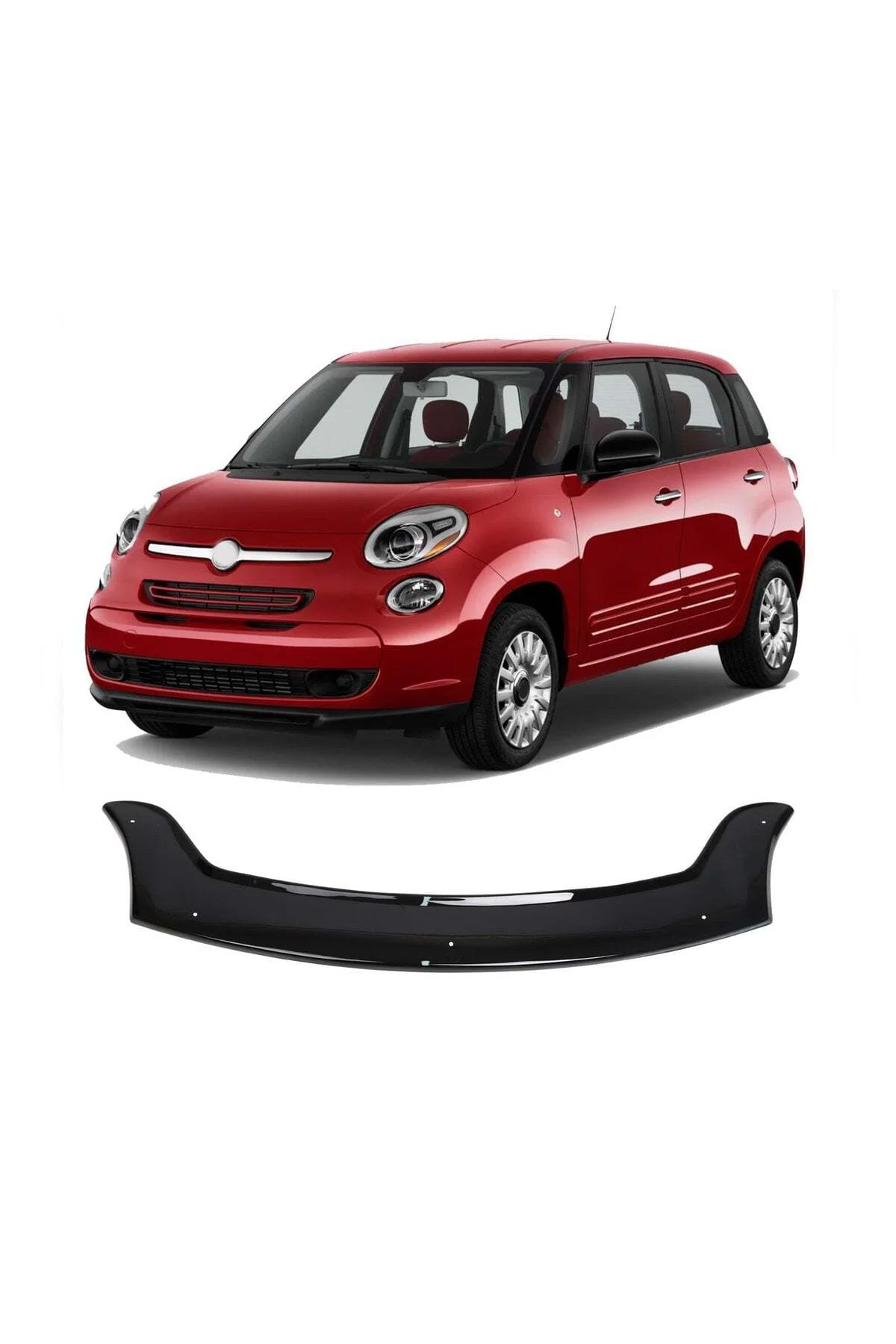 Fiat 500L 2015 ve Sonrası Uyumlu Kaput Rüzgarlığı Ön Kaput Koruma ABS Parlak Siyah Fiat 500L 2015 ve Sonrası Uyumlu Kaput Rüzgarlığı Ön Kaput Koruma ABS Parlak Siyah