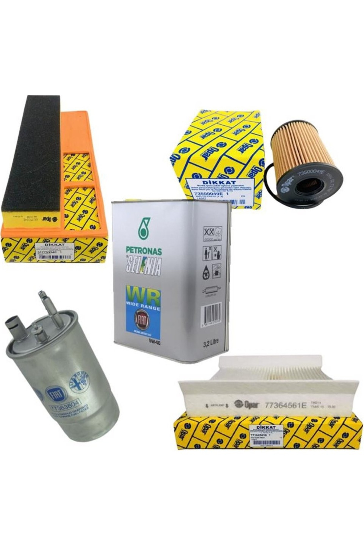 Opar Fiat Albea 1.3 Jtd Multijet 16V 4Plus Selenia 5W40 3,2Lt 5Liset 2