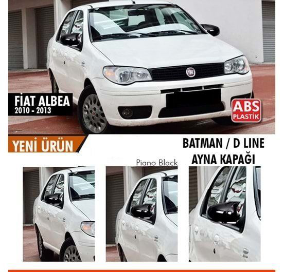 Fiat Albea (2010-2013) Batman Uyumlu Yarasa Ayna Kapağı (Makyajlı