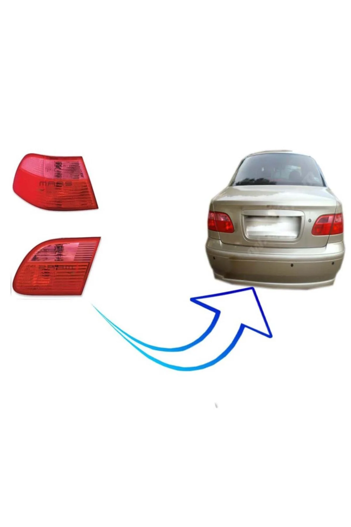 Fiat Albea Sole Sol Arka Stop Lamba Takımı Iç Dış