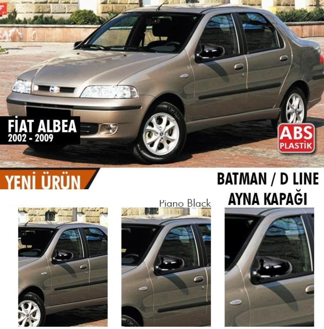 Fiat Albea Uyumlu (2002-2009) Batman Yarasa Ayna Kapağı (Makyajsı