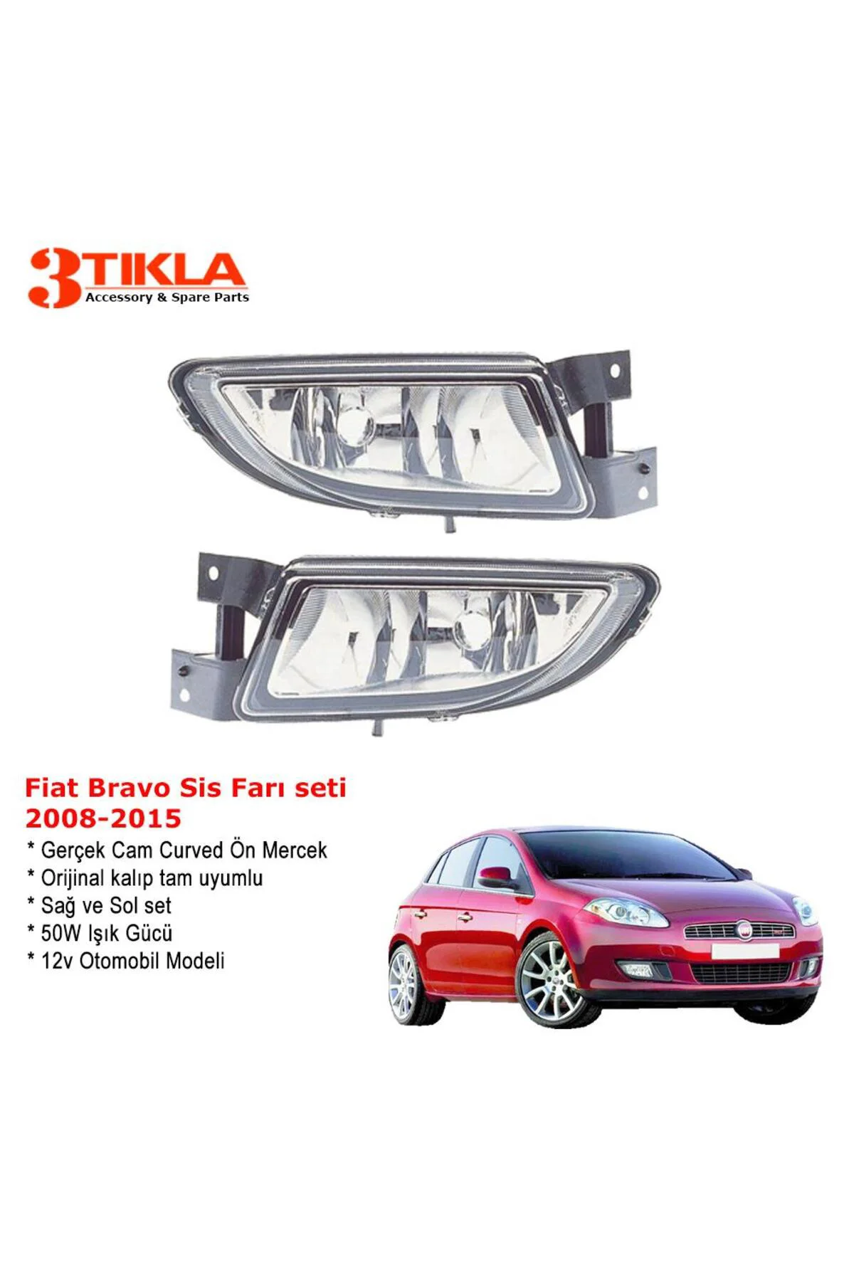 Fiat Bravo 2011 Sis Farı Takımı Led Xenon Set