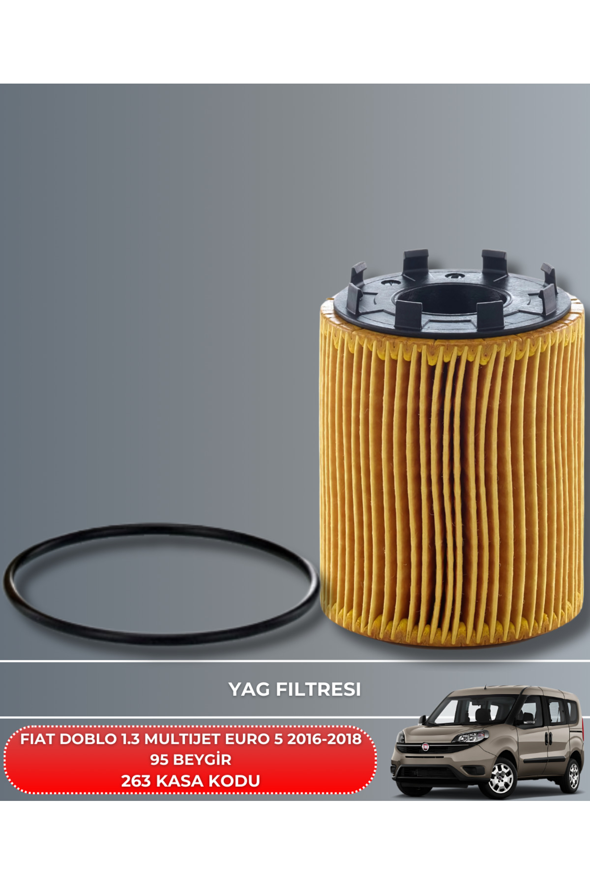 FIAT DOBLO 1.3 MULTIJET EURO 5 2016-2017-2018 95 BEYGİR FİLTRE -
