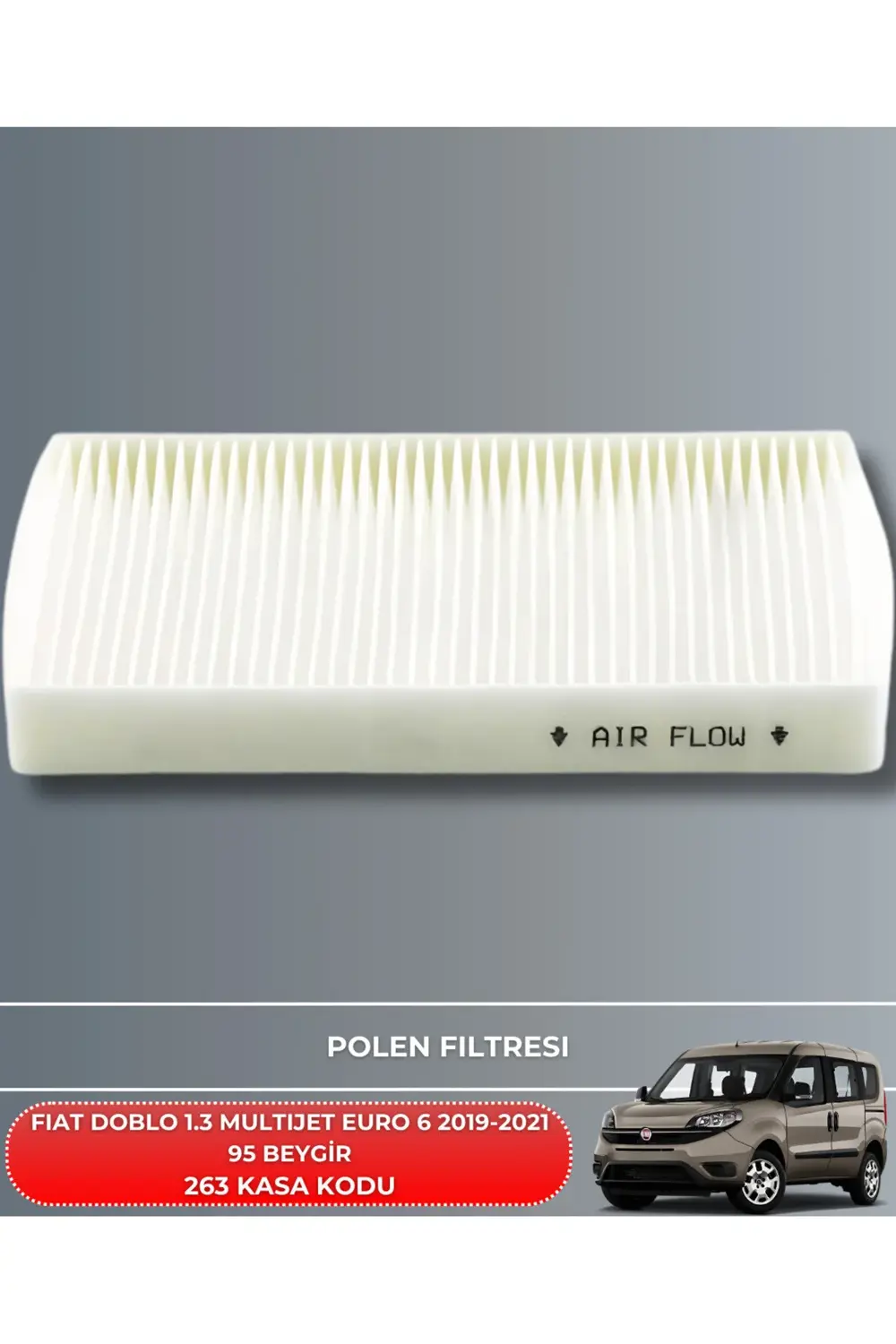 FIAT DOBLO 1.3 MULTIJET EURO 6 2019-2020-2021 95 BEYGİR FİLTRE -