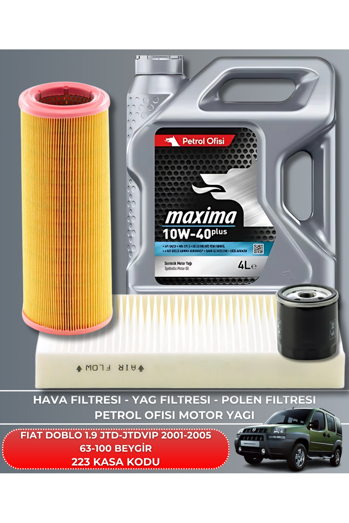 FIAT DOBLO 1.9 JTD-JTD VIP 2001-2002-2003-2004-2005 63-100 BEYGİR