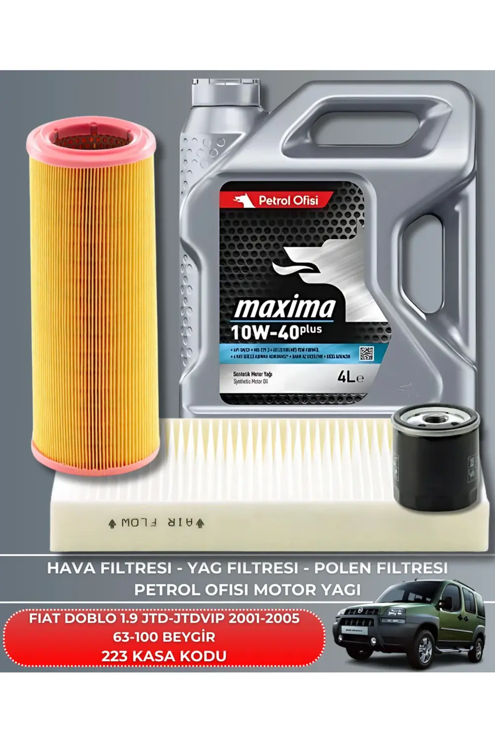 FIAT DOBLO 1.9 JTD-JTD VIP 2001-2002-2003-2004-2005 63-100 BEYGİR