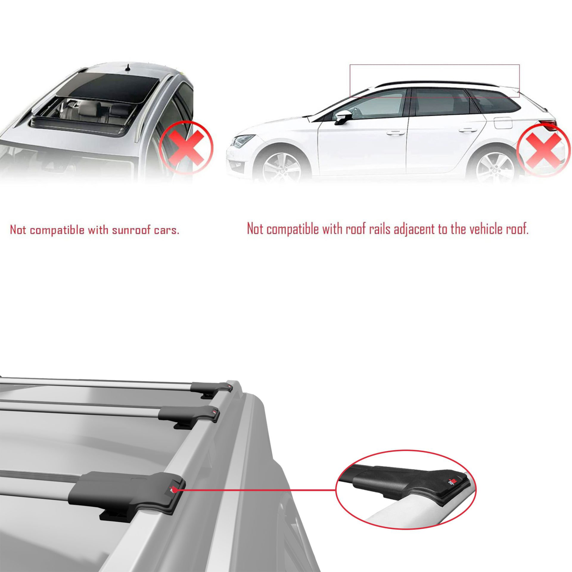Fiat Doblo 2000-2009 Arası ile uyumlu FLY Model Ara Atkı Tavan Ba