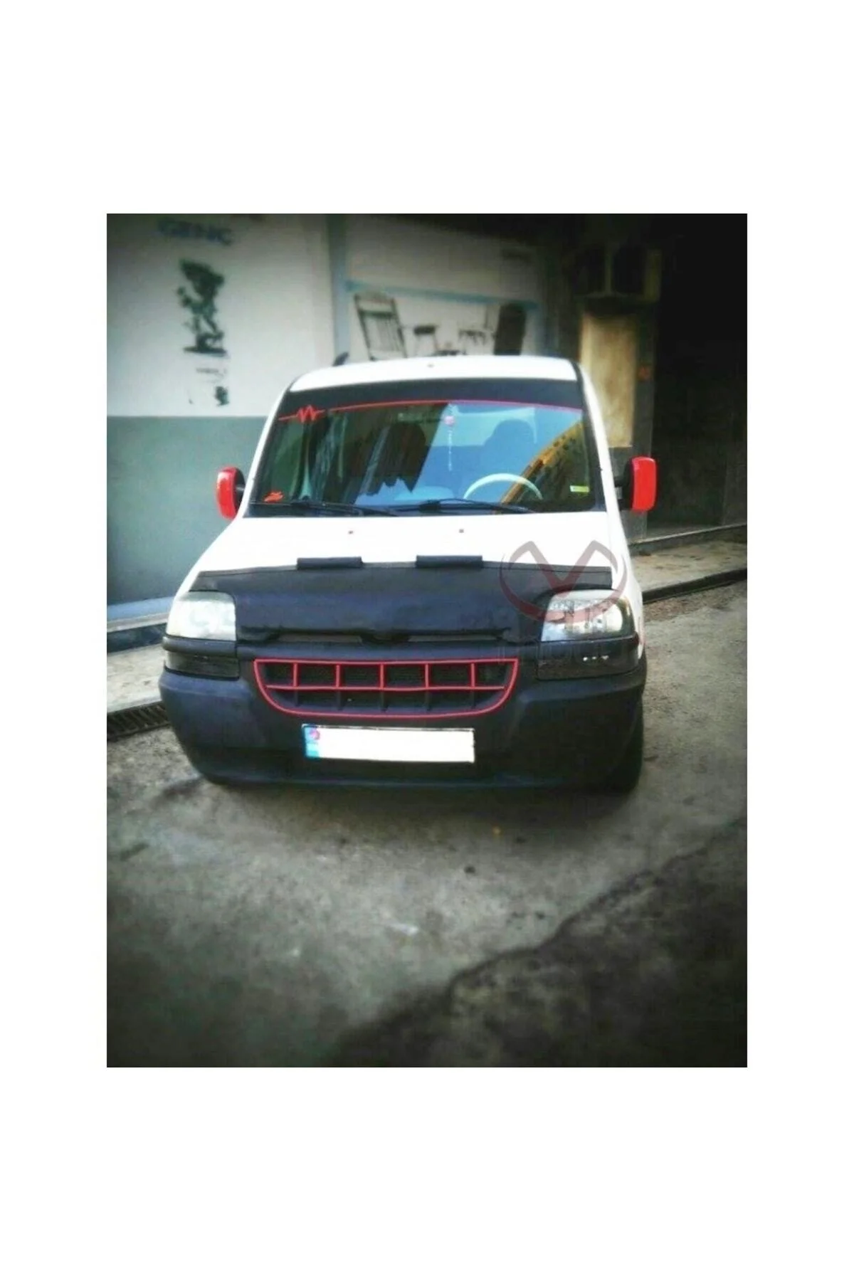 Fiat Doblo 2002 Suni Deri Lüx Kaput Koruyucu Maske Fiat Doblo 2002 Suni Deri Lüx Kaput Koruyucu Maske