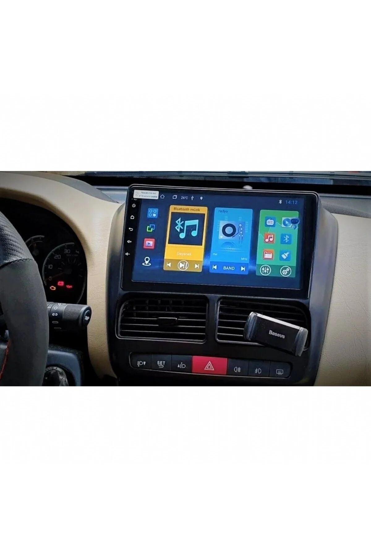 FİAT DOBLO 2010-14 Uyumlu ANDROİD 2-32 MULTİMEDYA CARPLAY-KAMERA-IPS EKRAN
