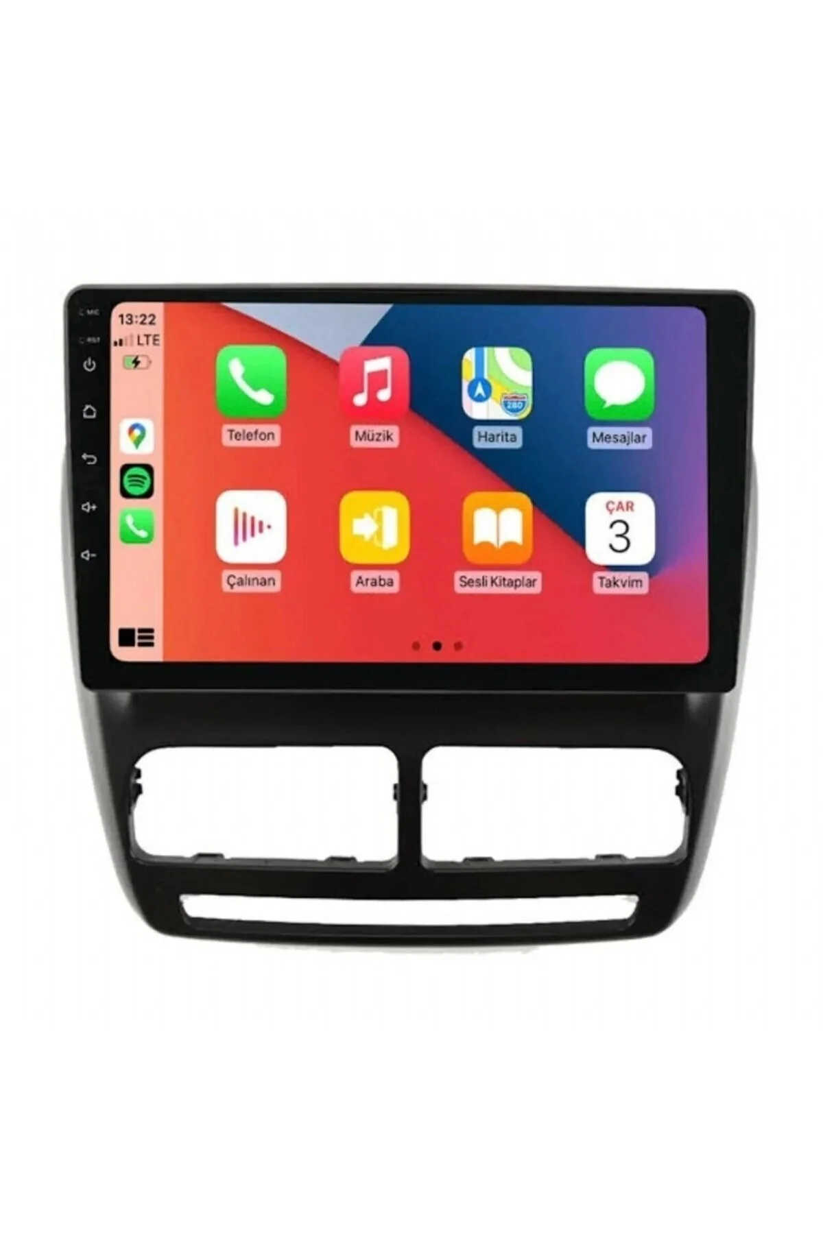FİAT DOBLO (2010-2015)-9''ANDROİD GERÇEK 2-32GB/1.6GHZ/BT5.4-KABLOSUZ CARPLAY-HD KAMERALI