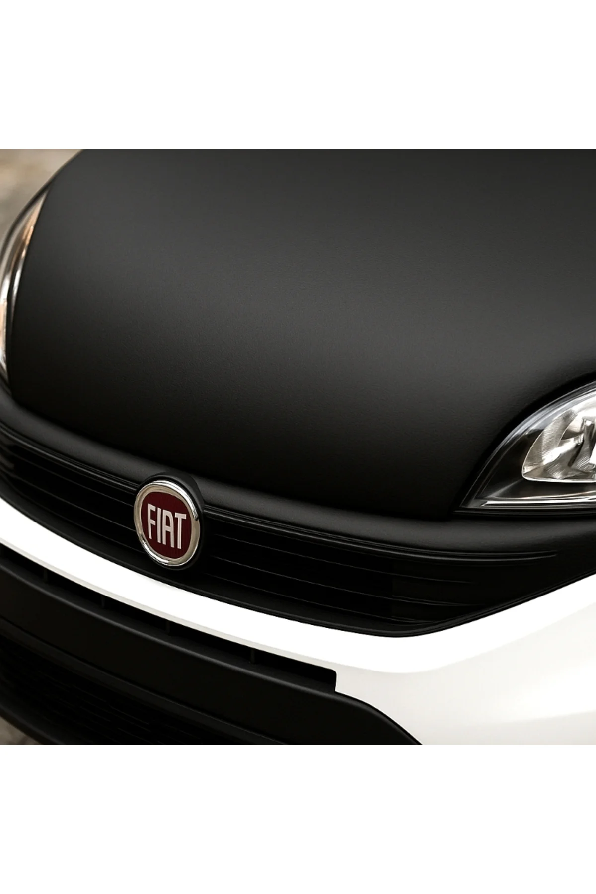 Fiat Doblo 2015–2021 Tam Kaput Maskesi – Suni Deri, Araca Özel Uyum, Taş ve Çizik Koruma - Görsel 3