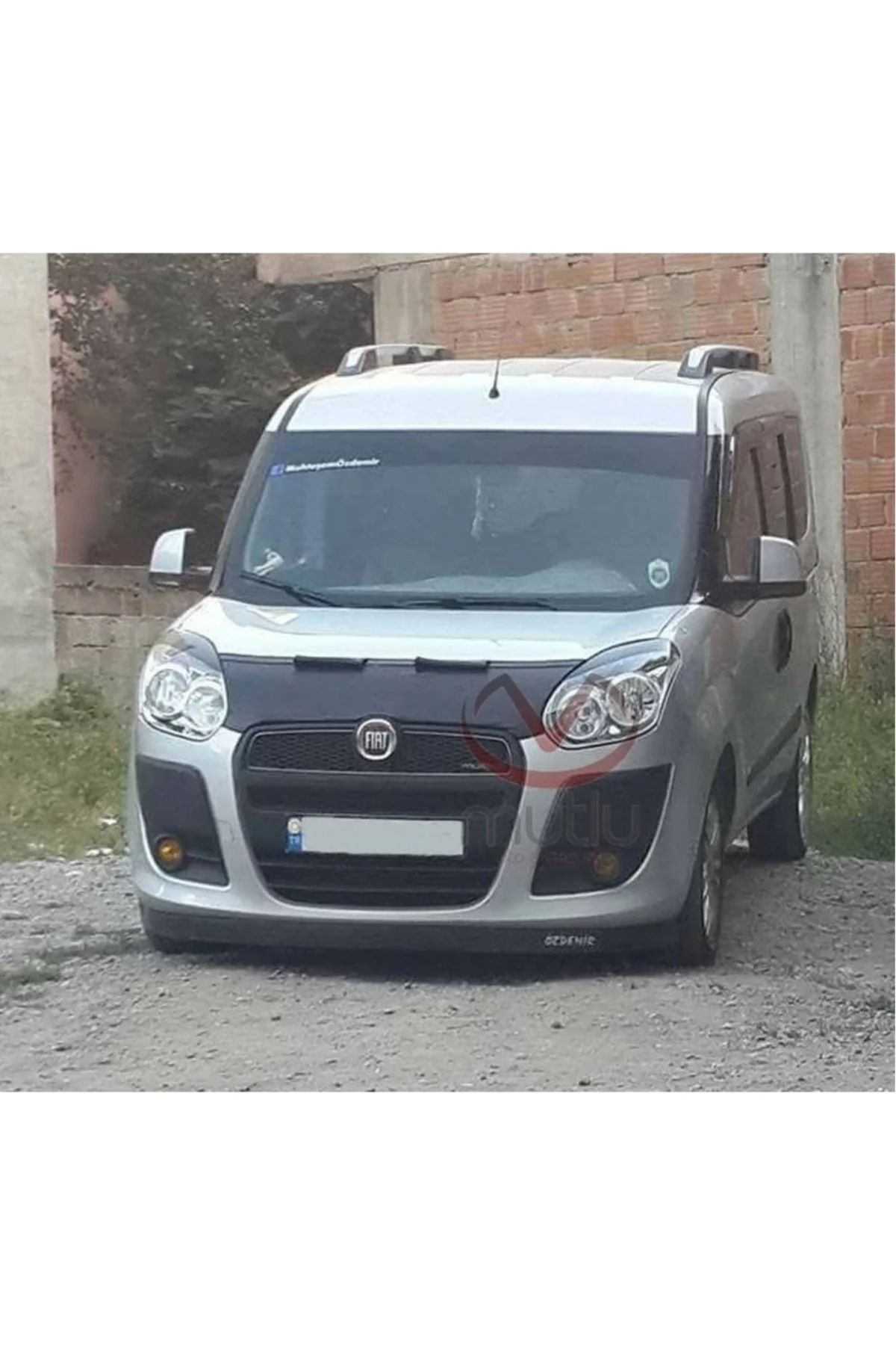 Fiat Doblo 3. Nesil 2011 Suni Deri Lüx Kaput Koruyucu Maske - Görsel 2