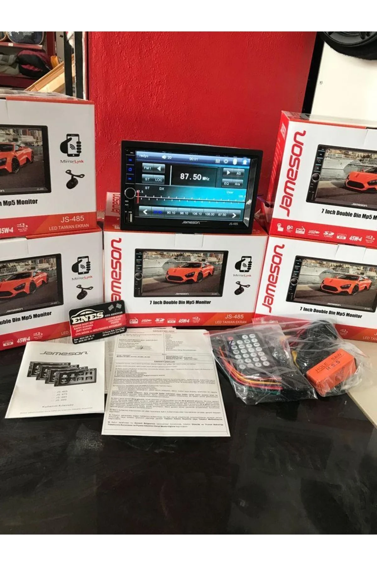 Fiat Doblo Eski Kasa Js-485 Uyumlu Geri Görüş Kameralı Double
