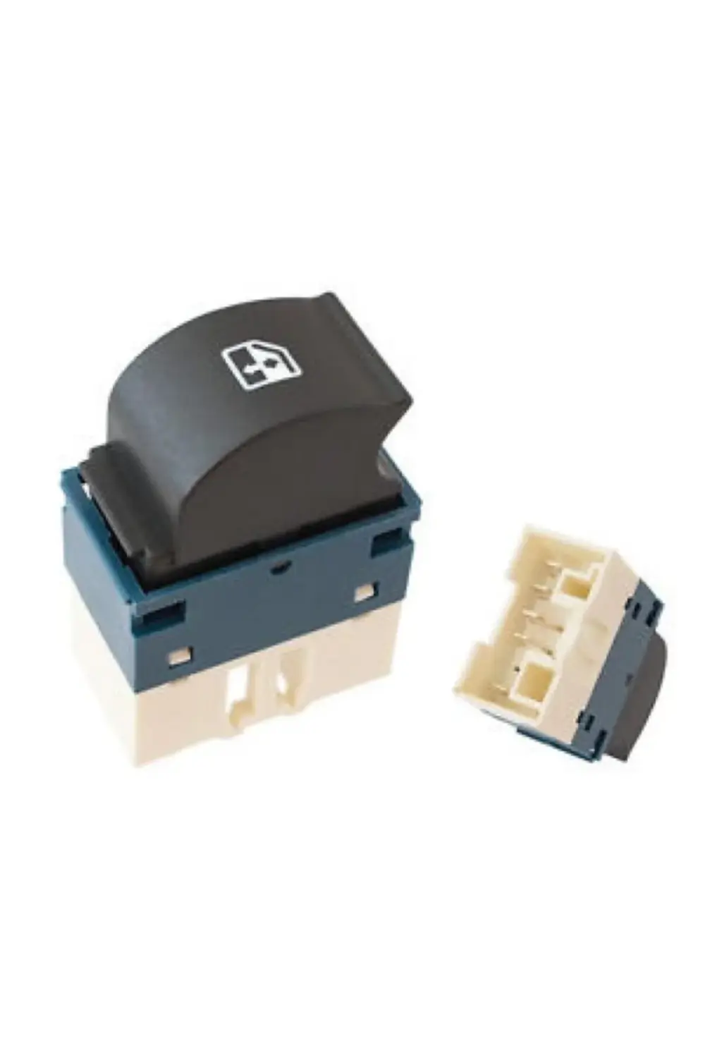 Fiat Doblo Iı Cam Düğmesi Tekli Mavi Soketli