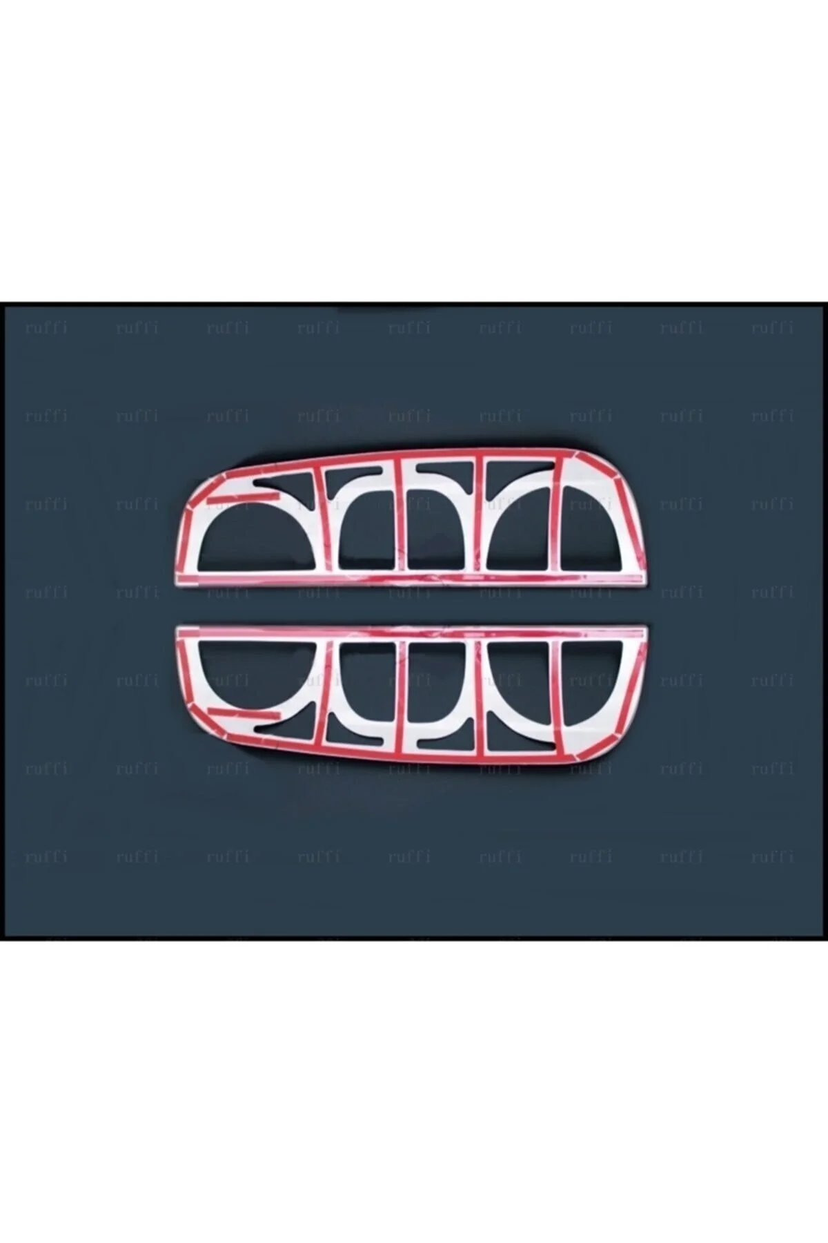 Fiat Doblo Krom Stop Çerçevesi 2006-2010 P. Çelik Fiat Doblo Krom Stop Çerçevesi 2006-2010 P. Çelik