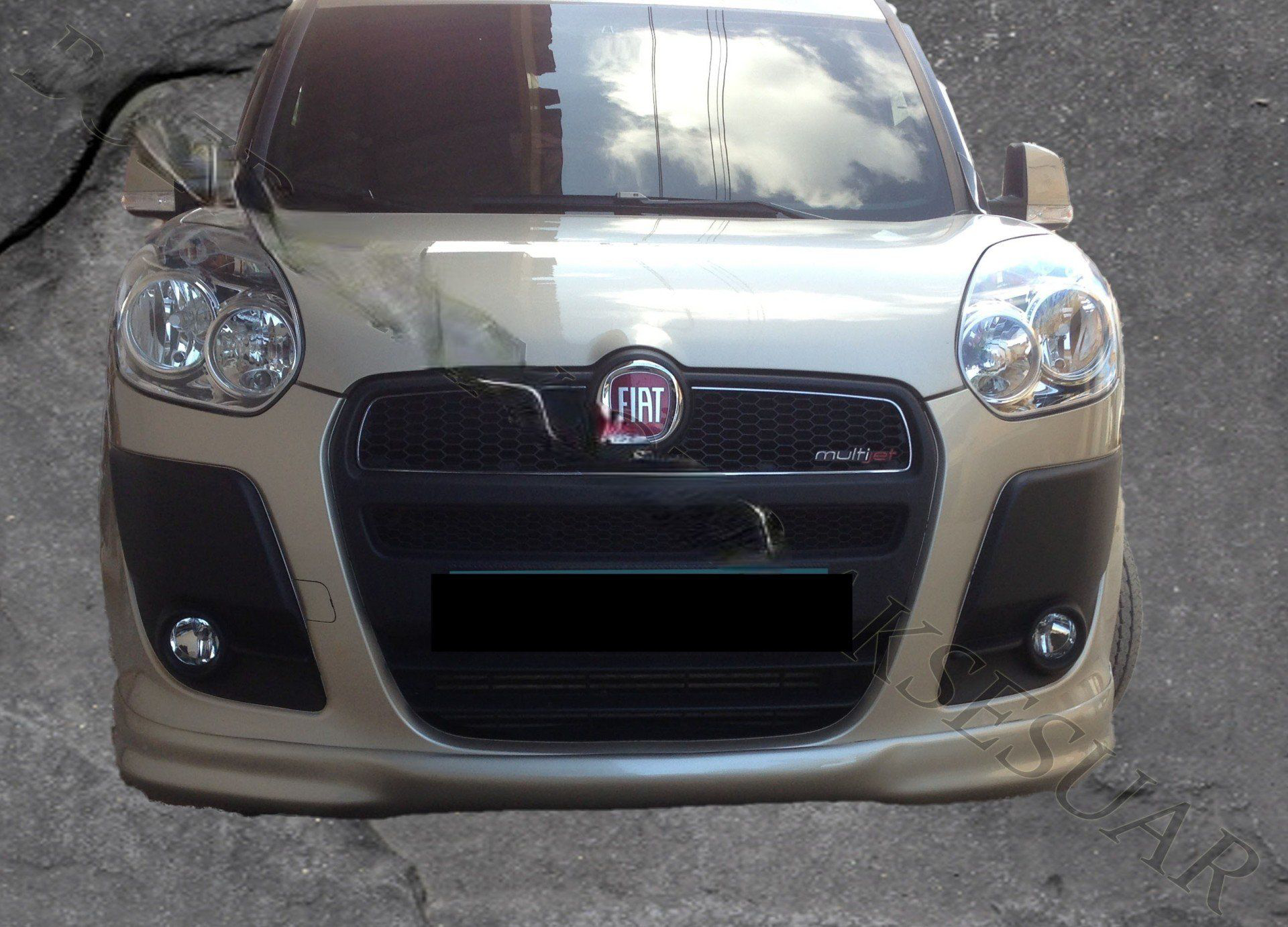 Fiat Doblo Uyumlu Ön Karlık (2010-2014) Boyalı Fiat Doblo Uyumlu Ön Karlık (2010-2014) Boyalı