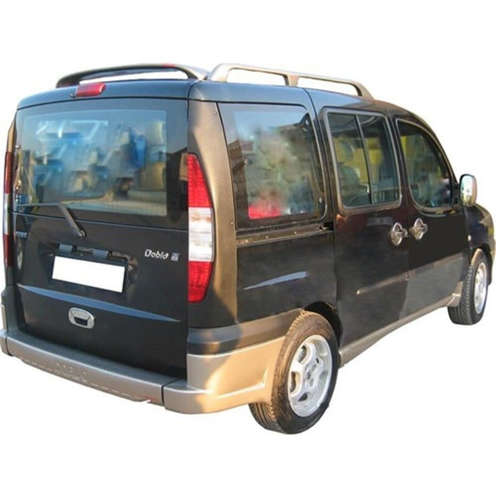 Fiat Doblo Uyumlu 1 Arka Orta Tampon (Sensörlü) (Difüzör) Fiber 2