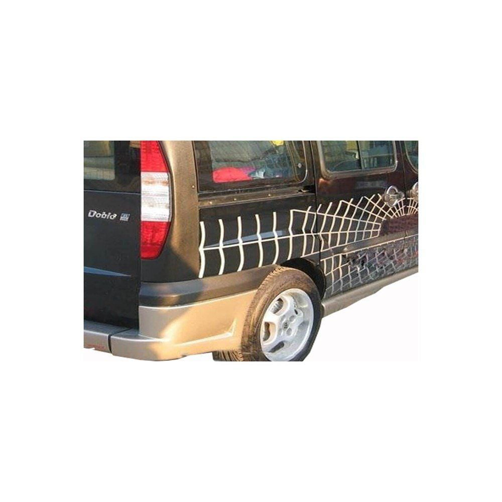 Fiat Doblo Uyumlu 1 Arka Tampon Altı 2 Parça (Sensörsüz) Fiber 20