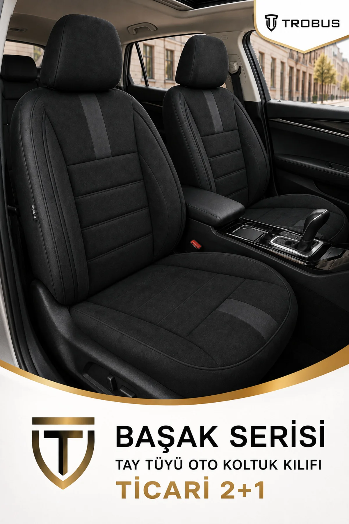 Fiat Doblo Van 2014 2015 2016 2017 2018 2019 2020 2021 Siyah Başak Serisi Tay Tüyü 2+1 Ticari
