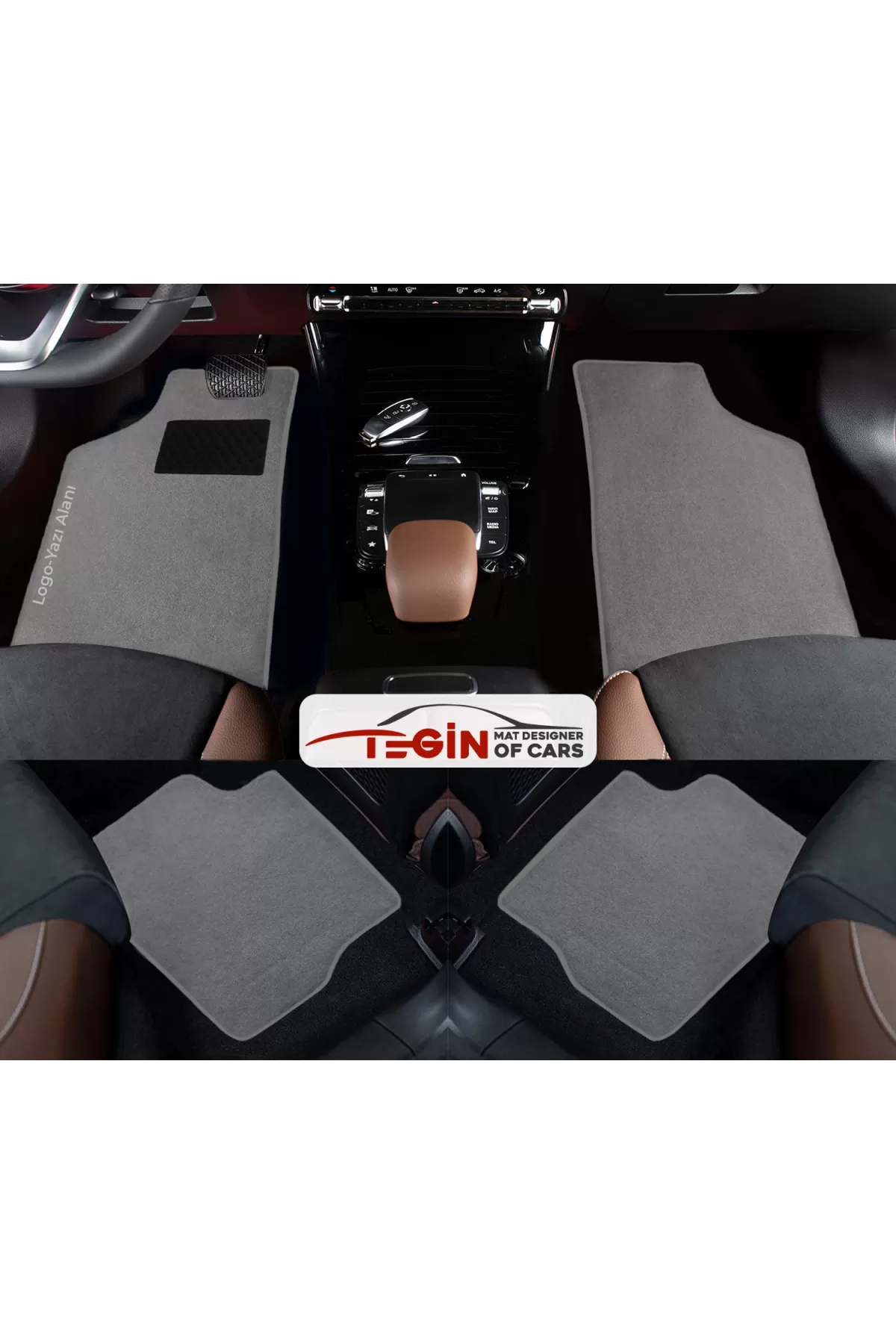 Fiat Doblo Van 2010 Ve Sonrası Prime Gri Halı Gri Kenar Halı Pasp