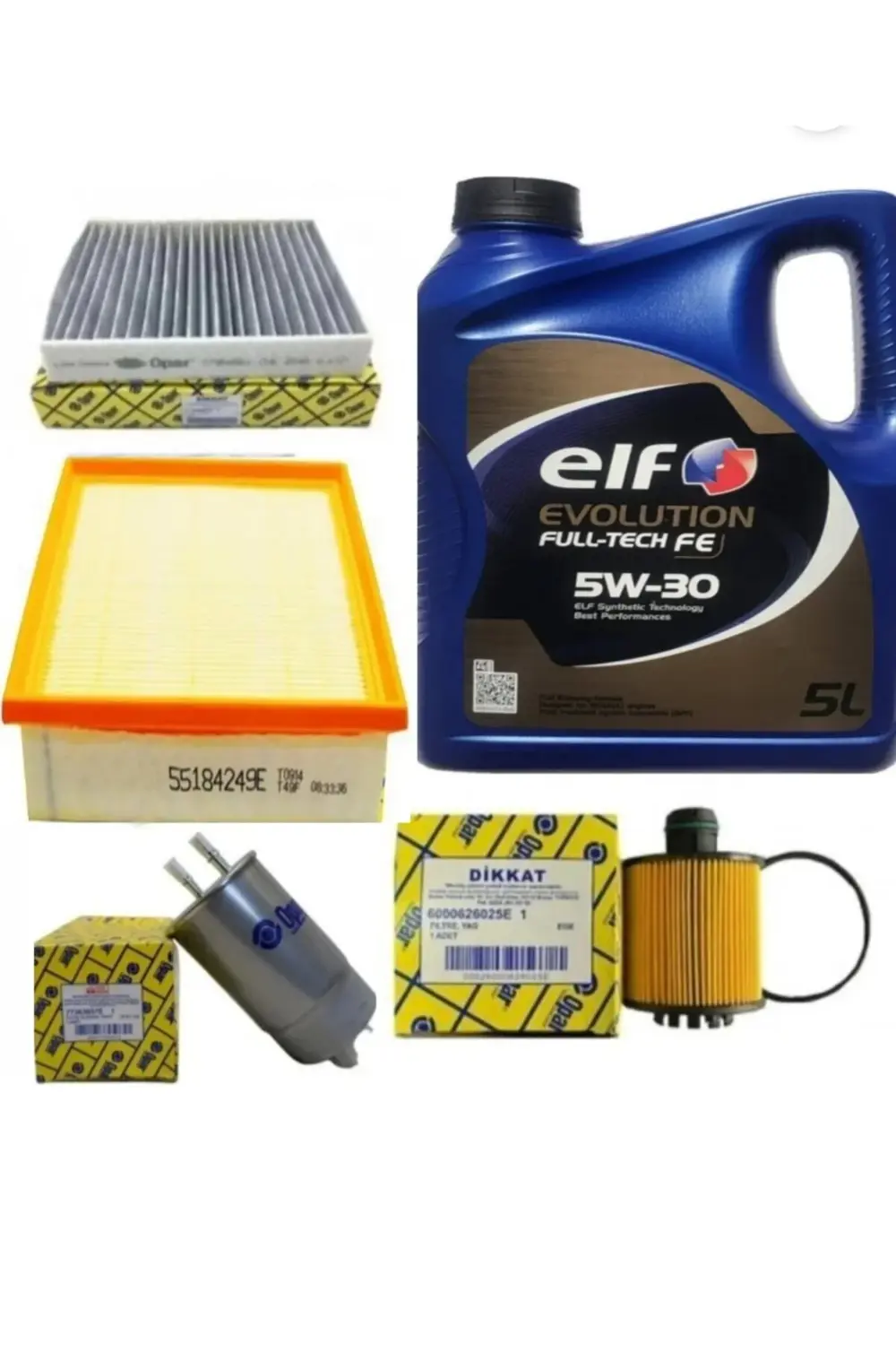 Fiat Doblo,linea 1.6 Jtdi Kw77 Manuel Filitre Seti 2007-2015+Elf