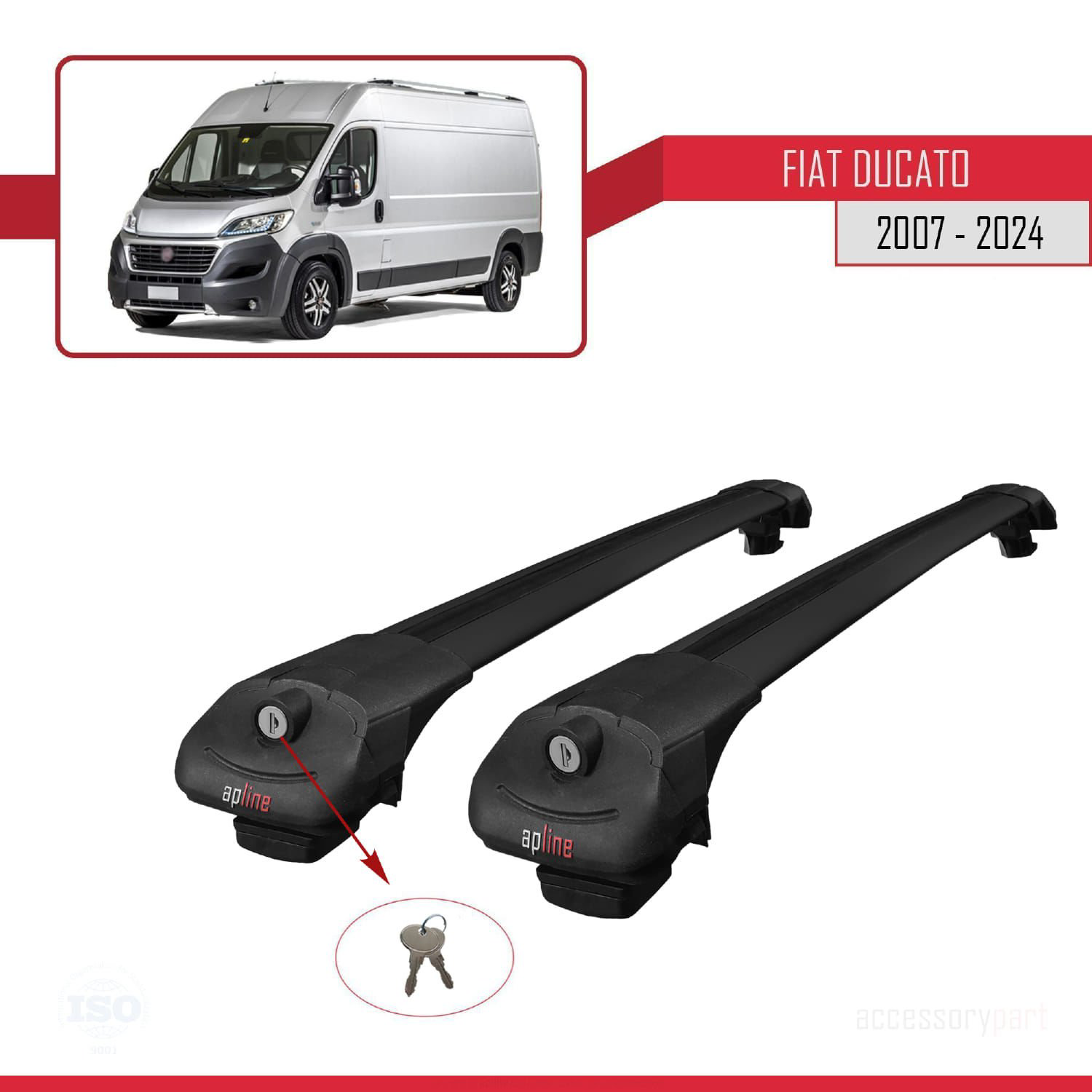 Fiat Ducato 2007 ve Sonrası ile uyumlu ACE-1 Ara Atkı Tavan Barı 