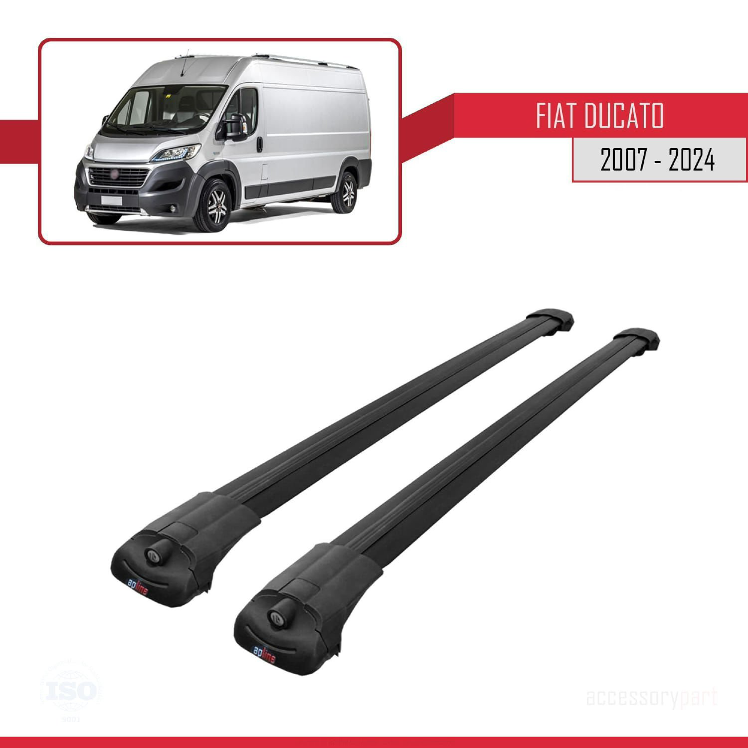 Fiat Ducato 2007 ve Sonrası ile uyumlu ACE-1 Ara Atkı Tavan Barı 