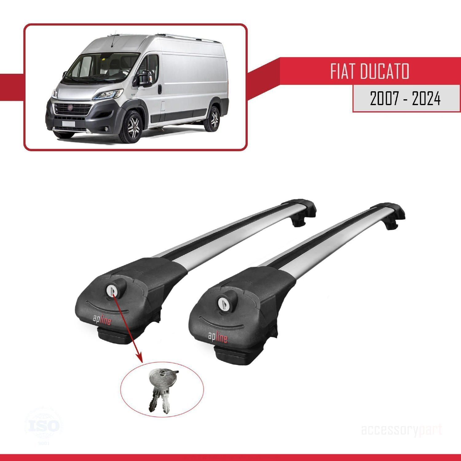 Fiat Ducato 2007 ve Sonrası ile uyumlu ACE-1 Ara Atkı Tavan Barı 