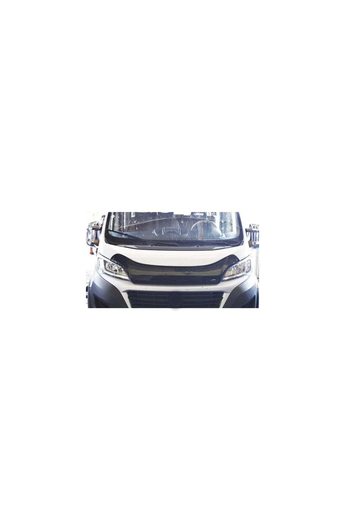 Fiat Ducato 2014 ve Sonrası Uyumlu Kaput Rüzgarlığı Ön Kaput Koruma ABS Parlak Siyah Fiat Ducato 2014 ve Sonrası Uyumlu Kaput Rüzgarlığı Ön Kaput Koruma ABS Parlak Siyah - Görsel 2