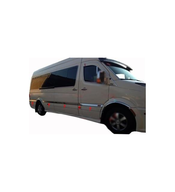 Fiat Ducato Uyumlu Yan Kapı Çıtası -2006 Paslanmaz Çelik Parça