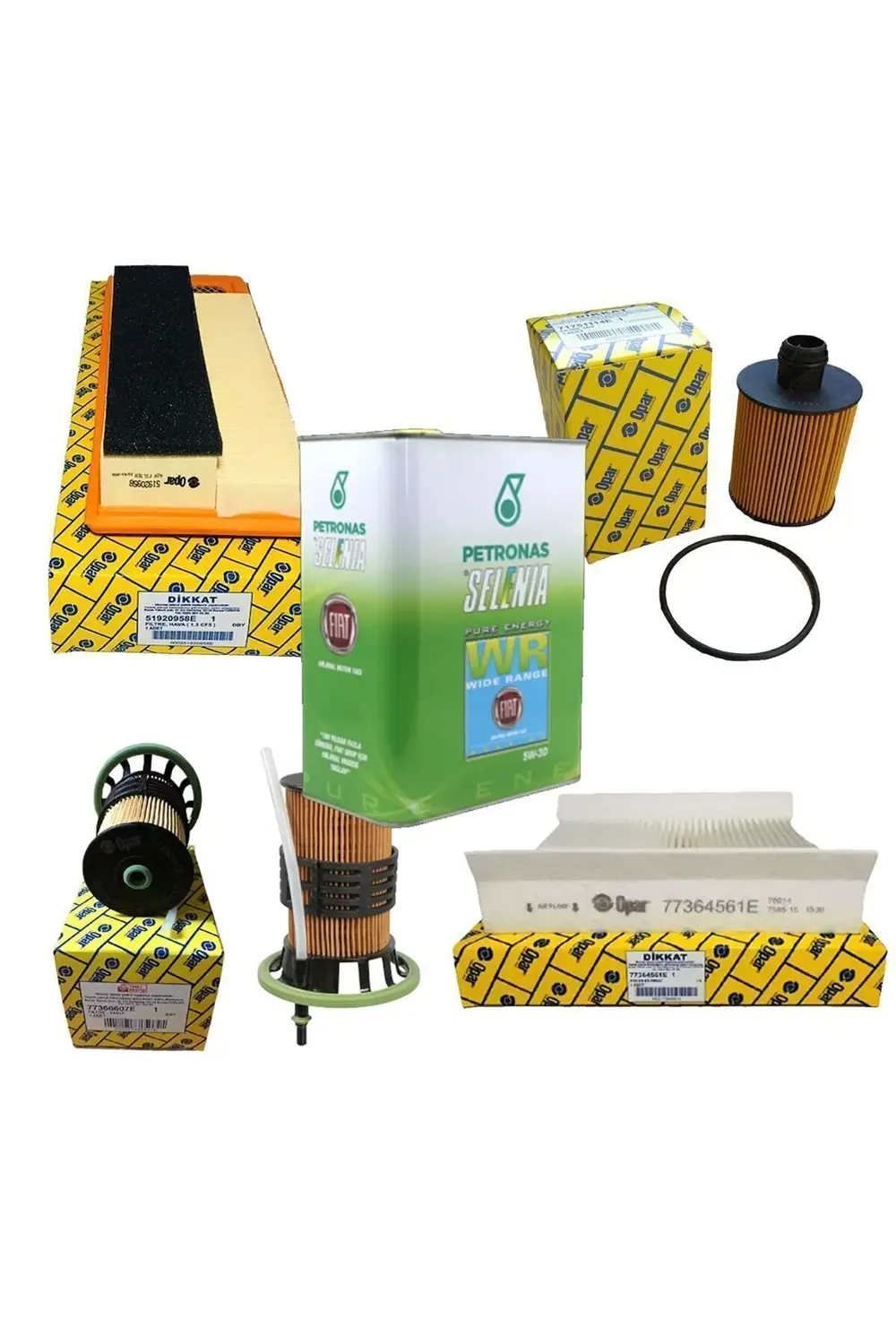 Fiat Egea 1.3d Mjt Kw70 Euro-5 Filtre Seti 2016-2025+Selenia 5w30