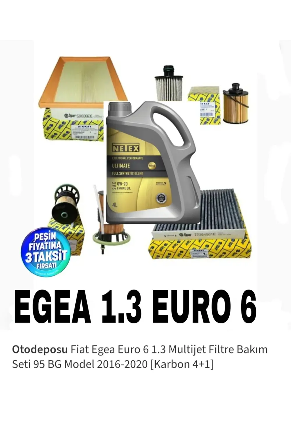 Fıat Egea cross 1.3 Multijet Euro 6 -6d 2019-2023 +hybrid 0w-20 4