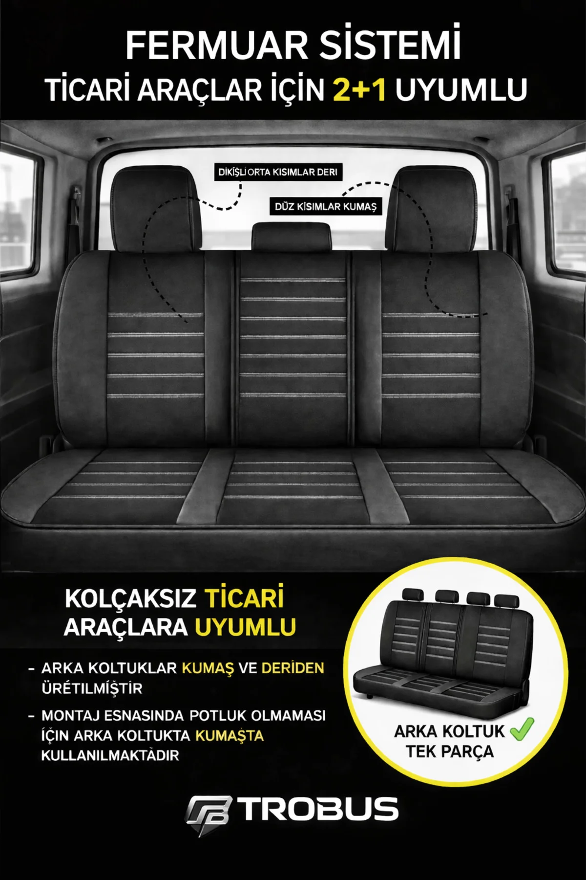 Fiat Egea Cross 2020 ve Sonrası Uyumlu Jetdrive Serisi Siyah Kırmızı Oto Koltuk Kılıfı Tam Set