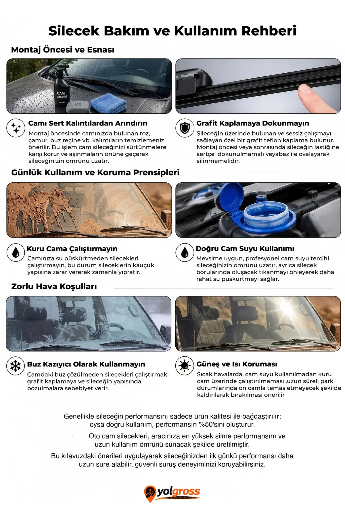 Fiat Egea Ön Cam Silecek Seti 2015 Üzeri Premium Araca Özel 65-40 Cm A+ Kalite