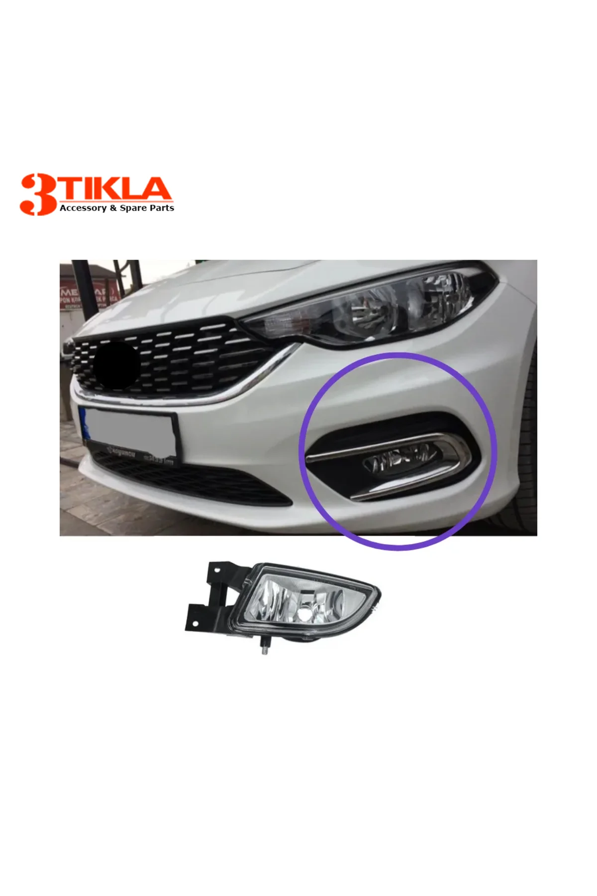 Fiat Egea Sedan 2015 Sis Farı Takımı