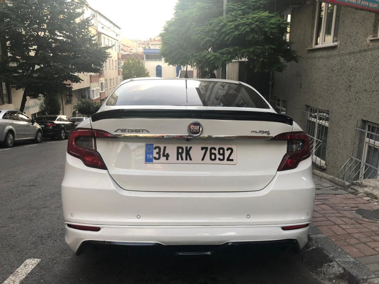Fiat Egea Sedan Spoiler (Plastik-Boyasız)