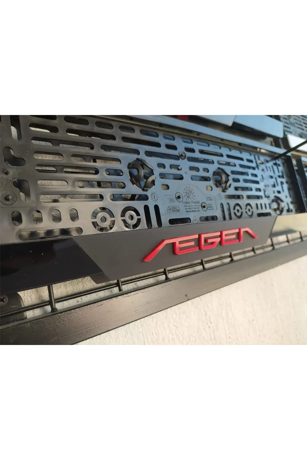 Fiat Egea Uyumlu Kabartma Yazılı Takmatik MAT Pleksi Plakalık 2 A