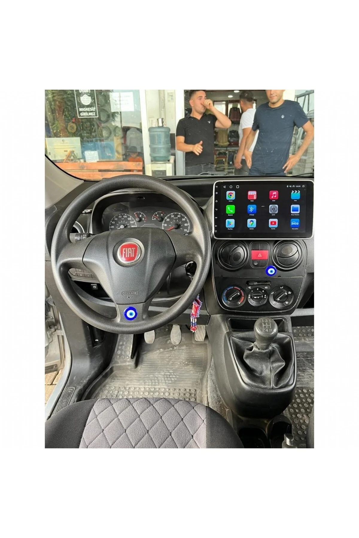 FİAT FİORİNO 10inç 360 DERECE DÖNEN ANDROİD EKRAN MULTİMEDYA 2 GB RAM 32 HAFIZA GERİ GÖRÜŞ KAMERA H