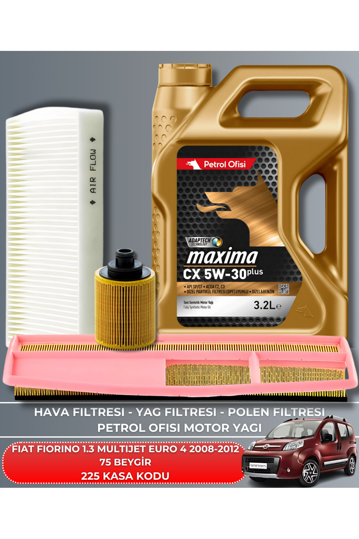 FIAT FIORINO 1.3 MULTIJET EURO 4 2008-2009-2010-2011-2012 75 BEYG