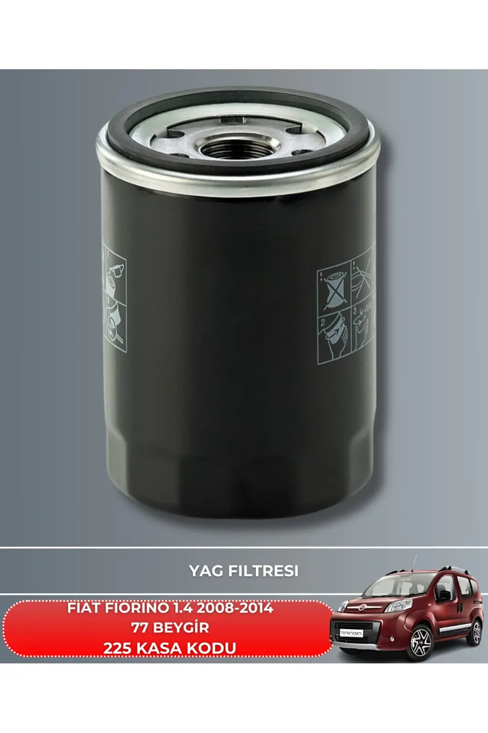 FIAT FIORINO 1.4 2008-2009-2010-2011-2012-2013-2014 77 BEYGİR FİL