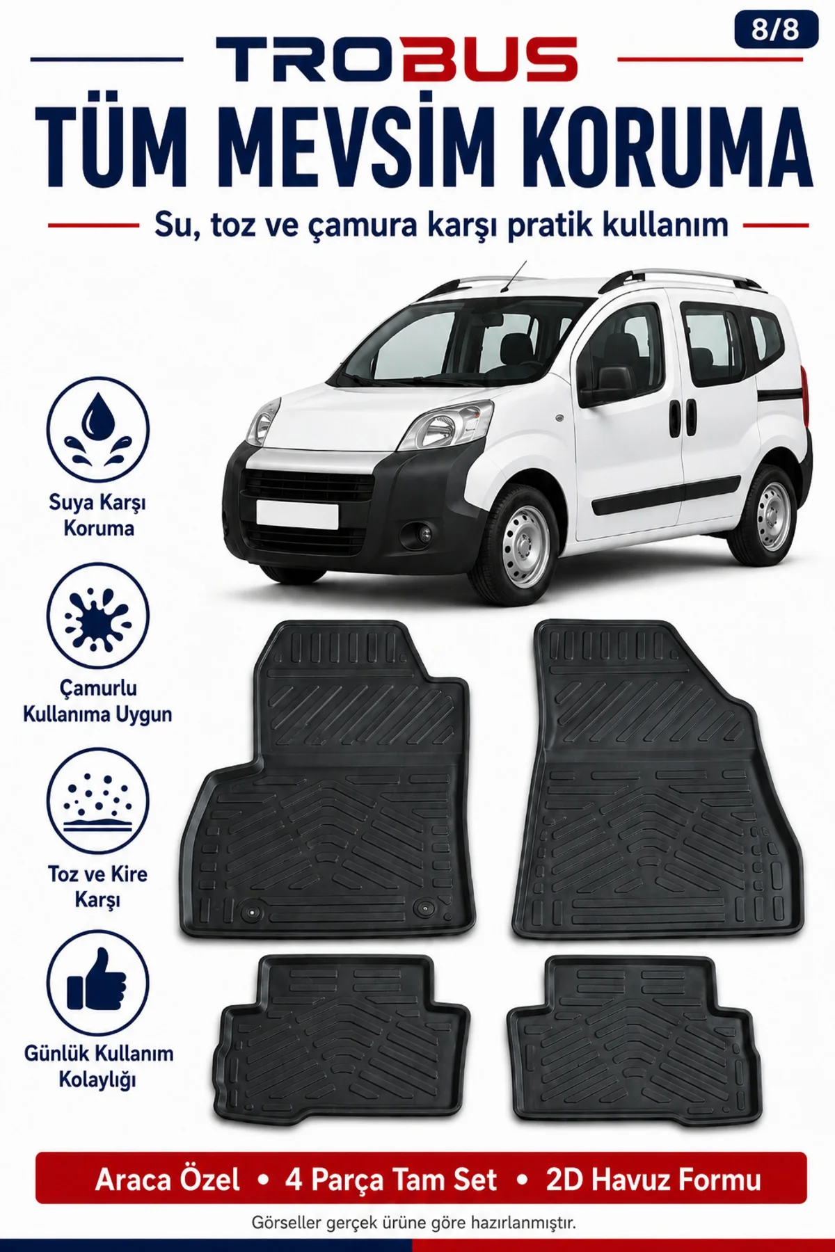 Fiat Fiorino 2007-2019 2D Havuzlu Paspas Fiyatı, Yorumları ve Özellikleri