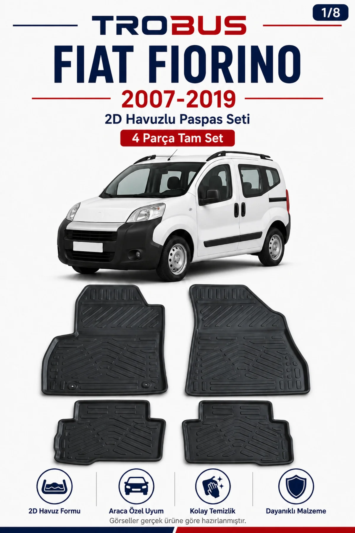 Fiat Fiorino 2007-2019 2D Havuzlu Paspas Fiyatı, Yorumları ve Özellikleri